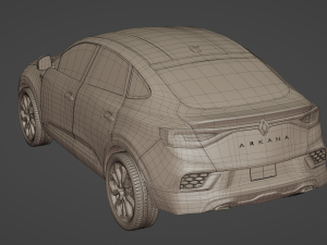 Renault Arkana RS-Line 2021 3D-Modell