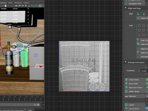 KITCHEN COUNTER AND FILTER Model 3D