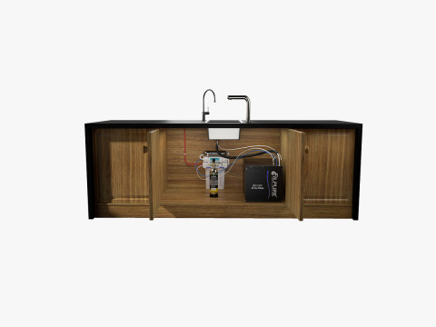 KITCHEN COUNTER AND FILTER Model 3D