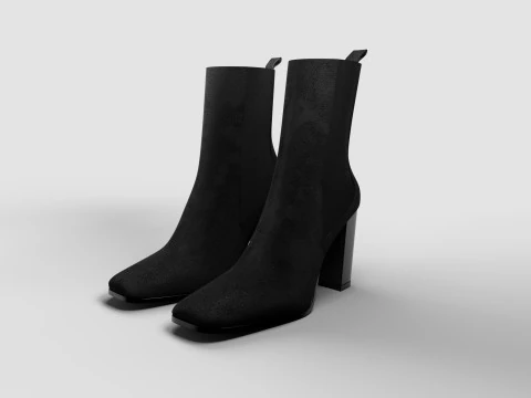 FEMALE BOOTS 3D Model