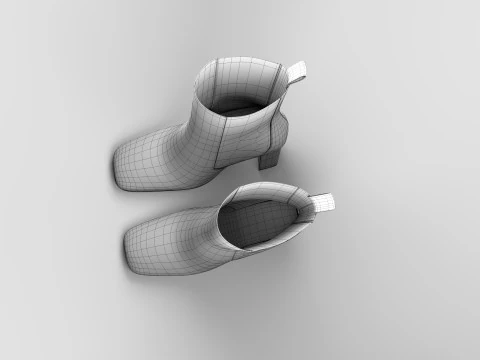 FEMALE BOOTS 3D Model
