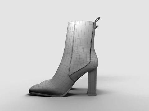 FEMALE BOOTS 3D Model