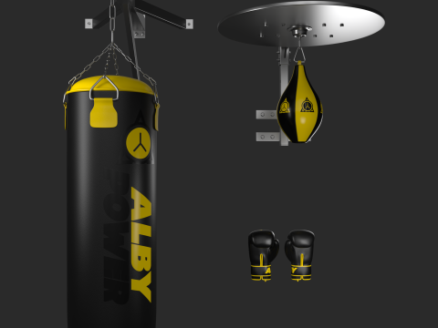 BOXING GLOVES 3D Model