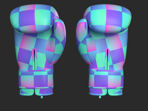 BOXING GLOVES 3D Model