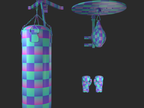 BOXING GLOVES 3D Model