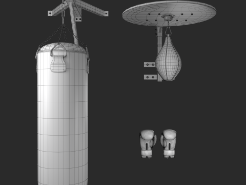 BOXING GLOVES 3D Model