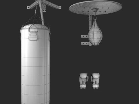 BOXING GLOVES 3D Model