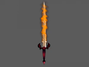 Animated sword 3D Model