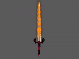 Animated sword 3D-Modell