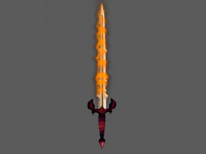 Animated sword 3D Model