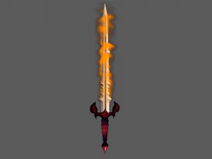 Animated sword 3D Model