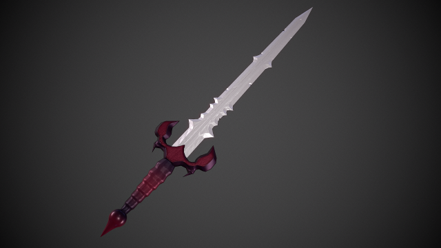 Animated sword 3D-Modell .c4d .max .obj .3ds .fbx .stl .blend 