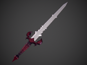 Animated sword 3D Model