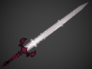 Animated sword 3D-Modell