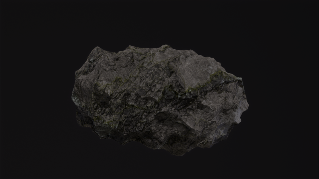 Set of cliff rock stones 3D 模型 .c4d .max .obj .3ds .fbx .stl .blend 