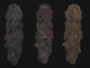 Set of cliff rock stones 3D 模型