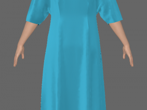 Dress for marvelous designer 3D-Modell