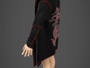 Cloak for marvelous designer 3D Model