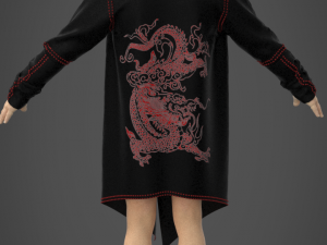 Cloak for marvelous designer 3D 모델