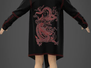Cloak for marvelous designer 3D Model