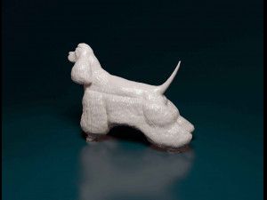 American Cocker Spaniel Modello di stampa 3D