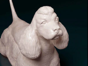 Американский кокер-спаниель 3D Принт Модель