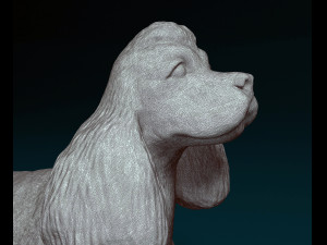American Cocker Spaniel Modello di stampa 3D