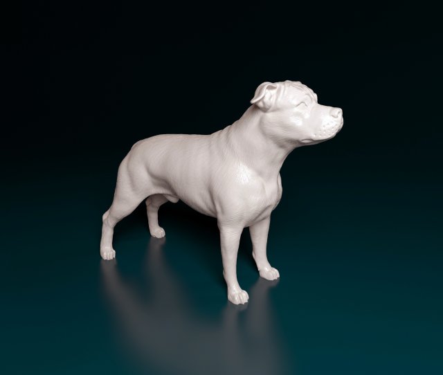 Amstaff 3D 프린트 모델 .c4d .max .obj .3ds .fbx .stl .blend 