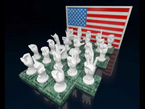 ASL Alphabet 3D Print Model