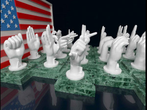 ASL Alphabet Modelo de Impressão 3D