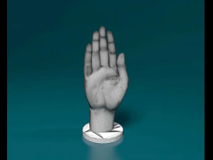 ASL Alphabet 3D Print Model