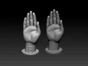 ASL Alphabet 3D Print Model