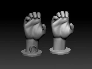 ASL Alphabet 3D Print Model