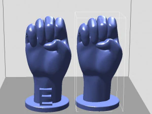 ASL Alphabet 3D Print Model