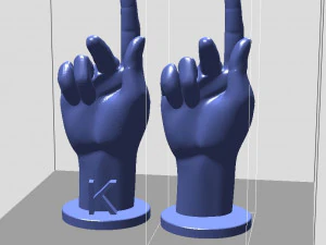 ASL Alphabet 3D Print Model