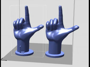 ASL Alphabet 3D Print Model