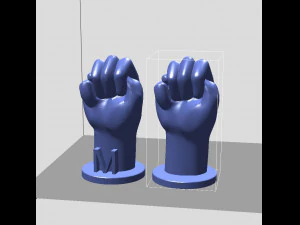 ASL Alphabet 3D Print Model