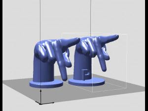 ASL Alphabet 3D Print Model