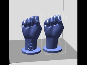 ASL Alphabet 3D Print Model