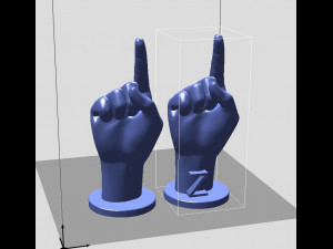 ASL Alphabet Modelo de Impressão 3D
