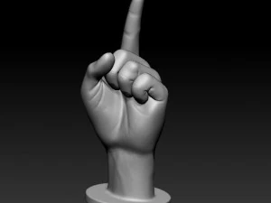 ASL numbers 0-10 3D Print Model