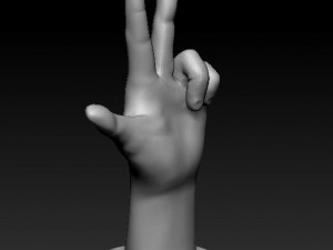 ASL numbers 0-10 3D 打印模型