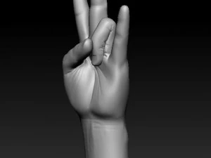 ASL numbers 0-10 3D Print Model
