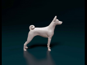Basenji Model Cetak 3D