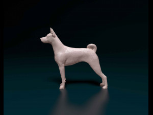 Basenji Model Cetak 3D