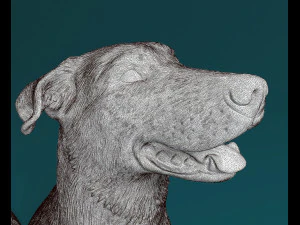 Bauceron dog 3D Print Model