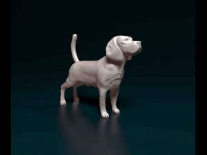 Beagle Model Cetak 3D