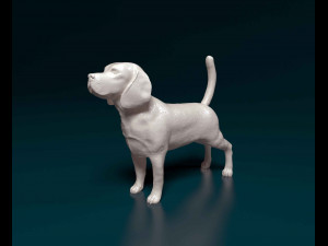 Beagle Modelo de Impressão 3D