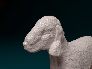 Bedlington 3D Print Model