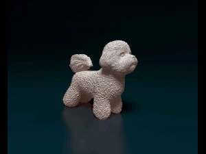 Bichon Fris&eacute; Modelo de Impressão 3D